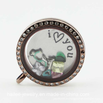 Colgante personalizado del Locket de la joyería de la manera del acero inoxidable